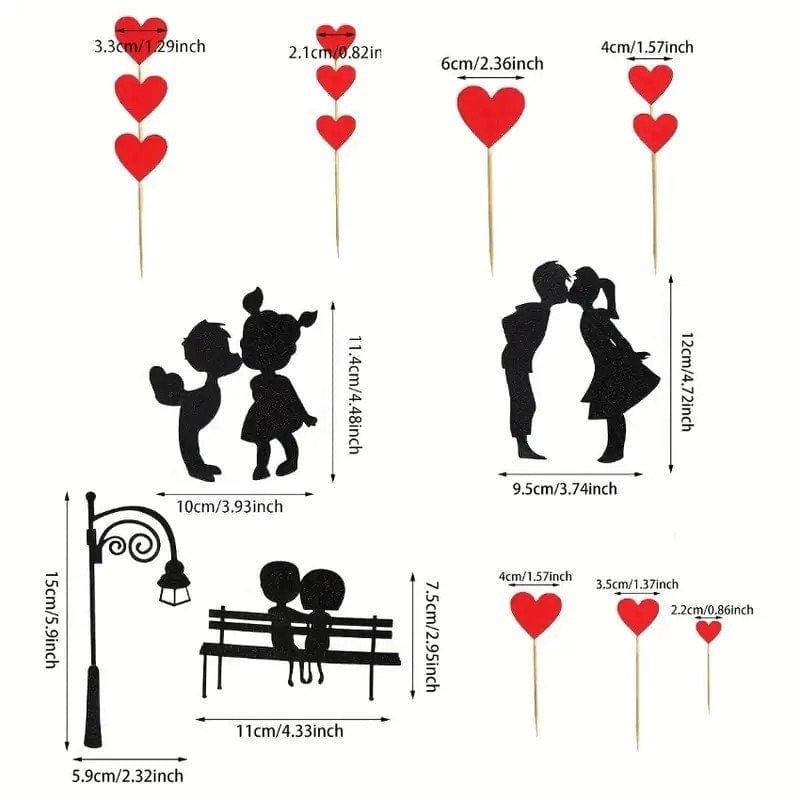 Sweet Heart Delight: Cake Topper for Love & Special Occasions