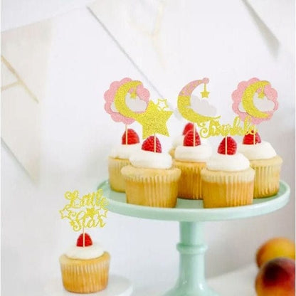 Twinkle with Delight: Little Star Cupcake Toppers for Party Magic