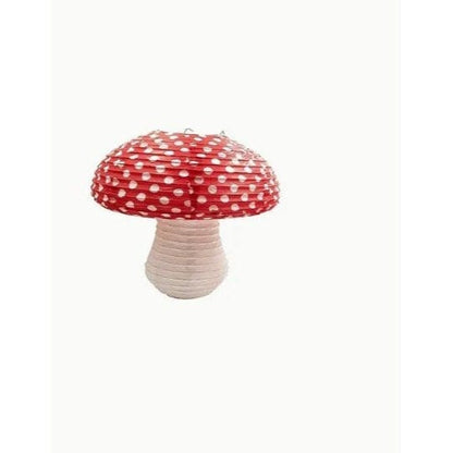 3D Mushroom Paper Lantern: Jungle Wonderland Party Decor