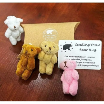 A Little Pocket Bear Hug: Mini Plush Stuffed Bear Token