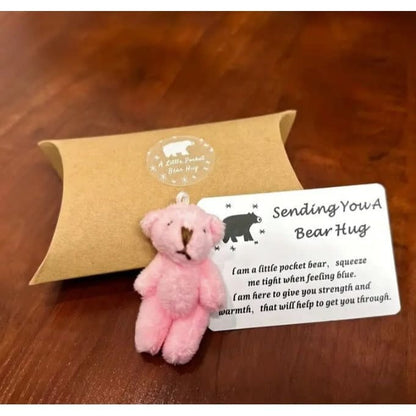 A Little Pocket Bear Hug: Mini Plush Stuffed Bear Token