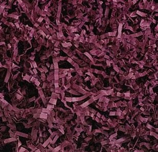 Burgundy Crinkle Paper, Void filler, Shredded paper, Gift box filler & Wrapping, Basket Cushioning, wedding gift box, Paper Party supplies