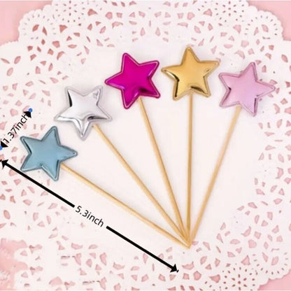Chic Geometric Cake Toppers: Shine at Every Celebration!