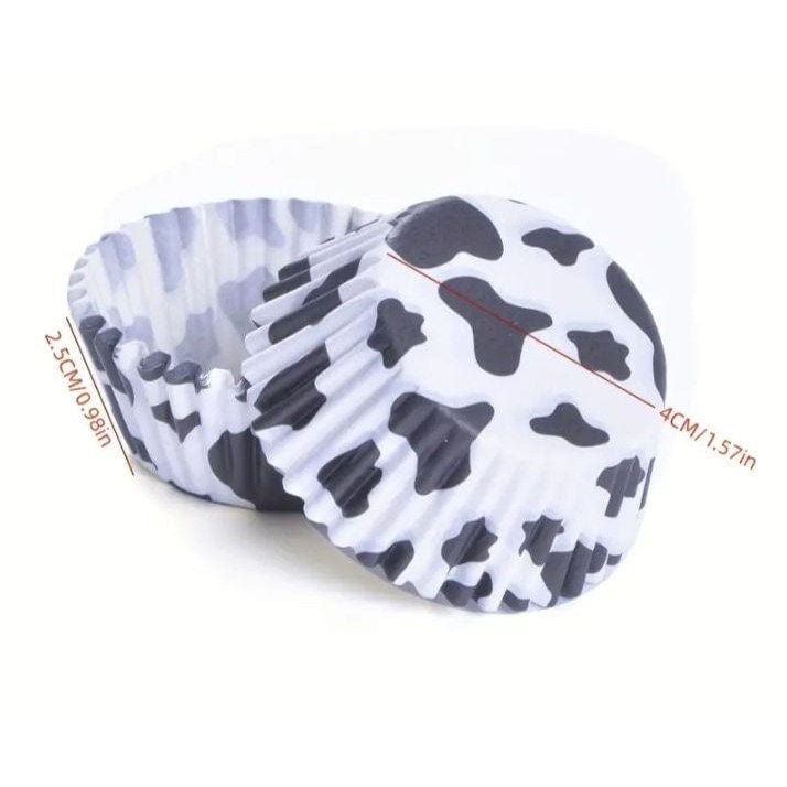 Cute Cow Print Muffin Cups: Easy Baking Molds