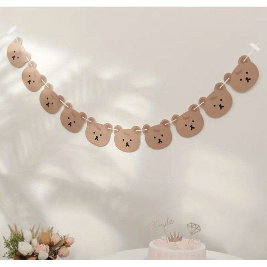 cub bear heads on string