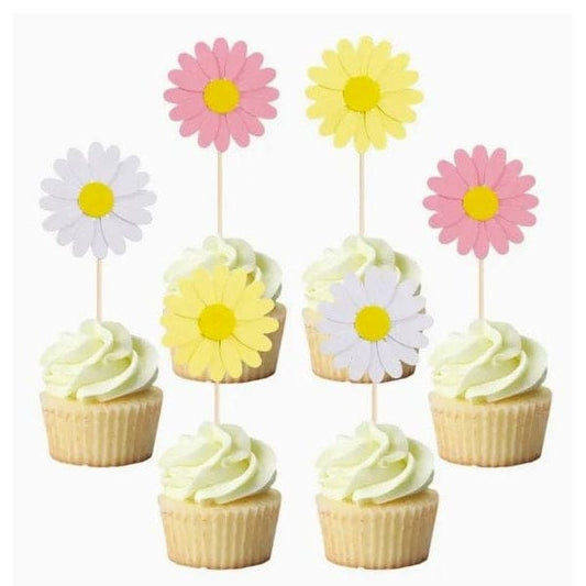 Daisy Delight: Flower Cupcake Toppers for Spring Celebrations