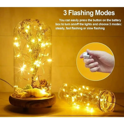 Fairy Tale Lamp: 20 LED Battery String Lights