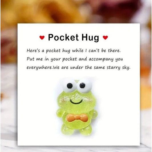 Frog Pocket Hug: Adorable Encouragement and Decor