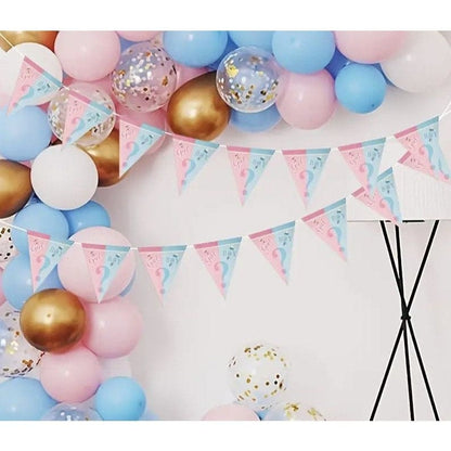 Gender Reveal Flag Decor Set: Celebrate with Fun