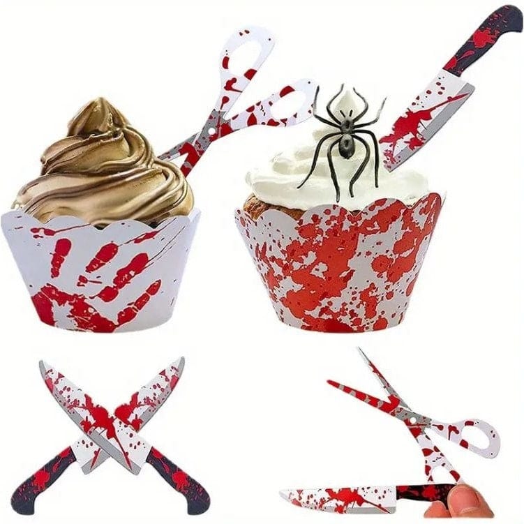 Halloween Cake Magic: Ghostly Apron Insert for Spooky Dessert Fun. Elevate Your Treats with Festive Charm!