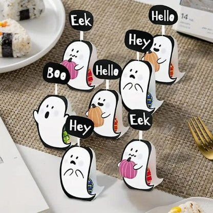 Halloween Cute Ghost Lollipop Cards: Creative Decor