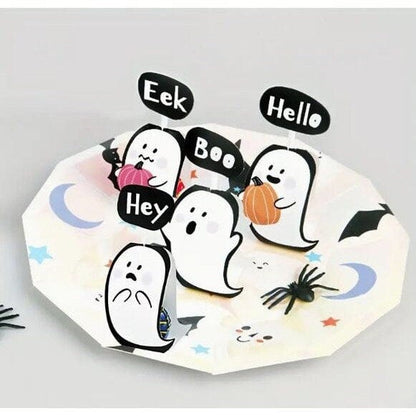 Halloween Cute Ghost Lollipop Cards: Creative Decor