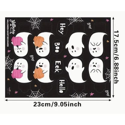 Halloween Cute Ghost Lollipop Cards: Creative Decor