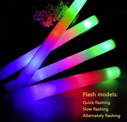 LED Foam Sticks- Weddings, Sweet 16, led party sticks, glowsticks, led foam stick, glow, led