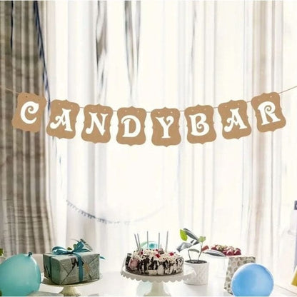 Make Your Next Party Memorable with This Candy Bar Banner Decoration!