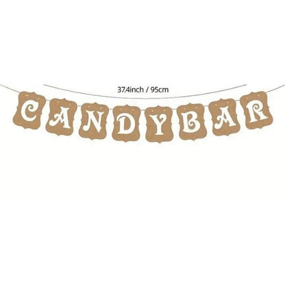 Make Your Next Party Memorable with This Candy Bar Banner Decoration!