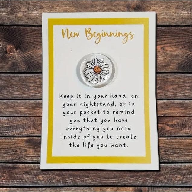 New Beginnings Pocket Token Set - Perfect for New Job, Coworker Farewell, and Good Luck