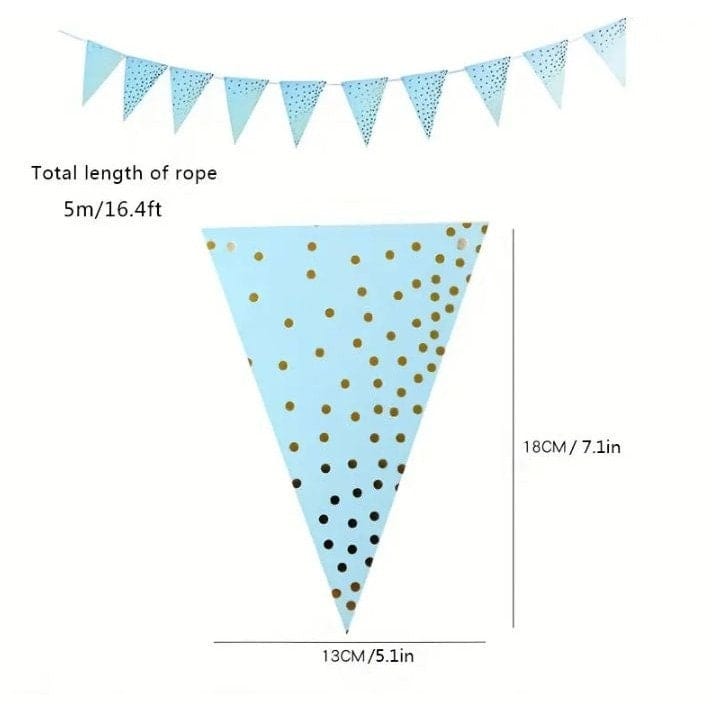 Party Dress Up Pennant: Festive Bunting & Room Decor