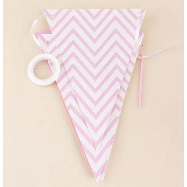 Pink Party Decoration Pull Flag: Birthday Banner for Home Events, Weddings & More