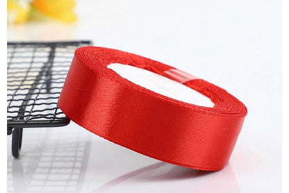 Satin ribbon is made of high-quality polyester, double sided, smooth surface, giving you texture, strength, great color pop!