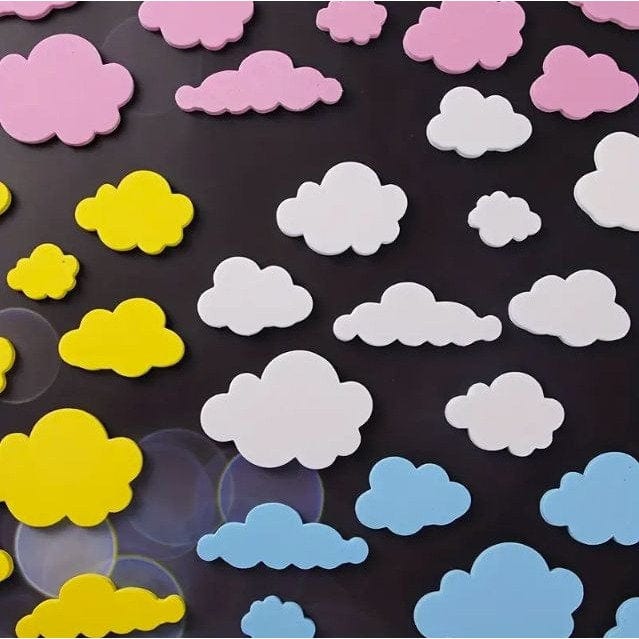 Three-dimensional Clouds Balloon Baking Inserts