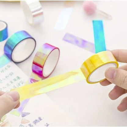 Translucent Tape: Transform DIY Crafts & Stationery with Mesmerizing Sparkle. Add Radiance to Scrapbooking and More!