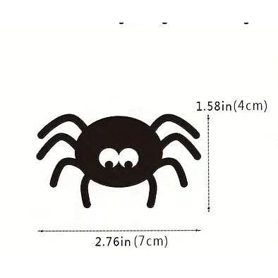 Size of Halloween Spider for a cake topper