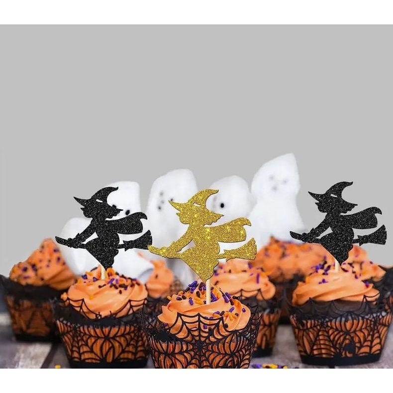 Witch Cupcake Toppers: Magical Birthday Decor