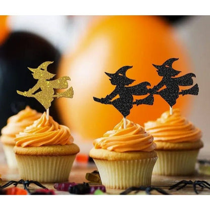 Witch Cupcake Toppers: Magical Birthday Decor